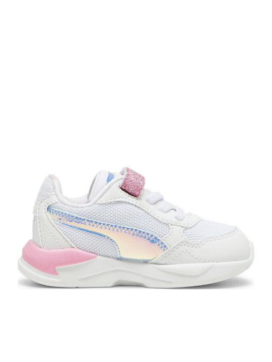 X-ray Speed Lite Kids Sports Shoes Running with Hoop & Loop Closure White