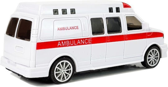Lean Toys Toy Car Ambulance Pull Back for 1.5+ years+ Years
