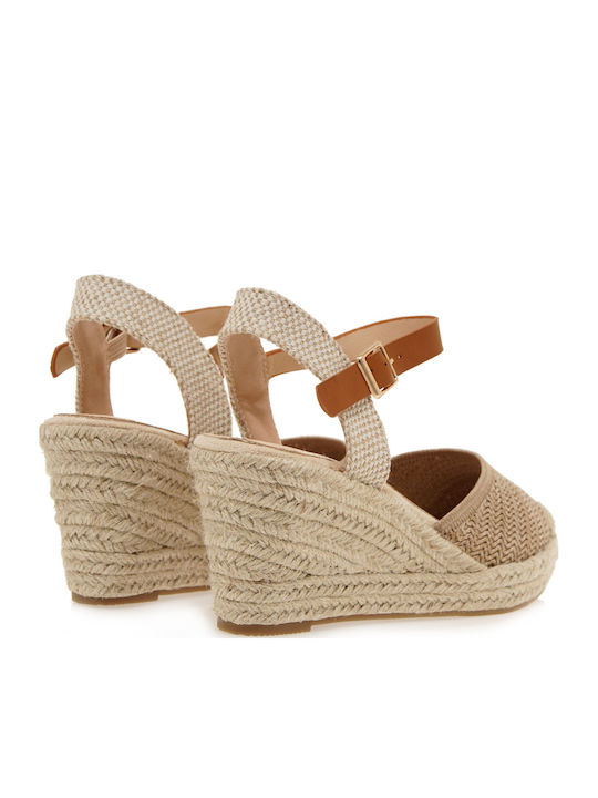 Women's Platform Espadrilles Brown