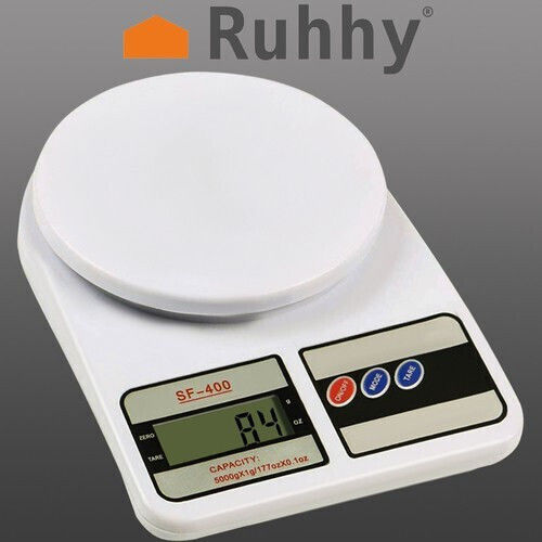 Digital Kitchen Scale Up To 10kg White