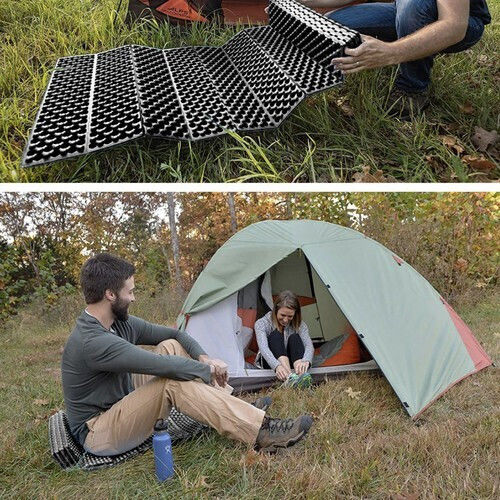 Trizand Foam Single Camping Sleeping Mat 180x60cm Thickness 1cm in Black color