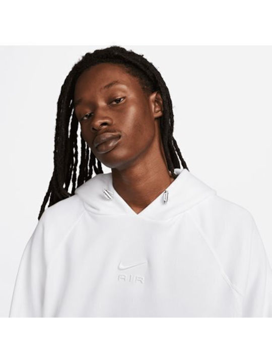 Nike Air Men's Sweatshirt with Hood White