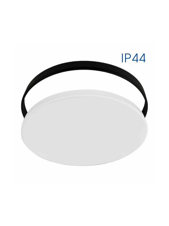 Vivalux Outdoor Ceiling Flush Mount with Integrated LED in White Color VIV004810