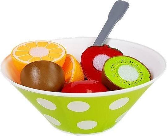 Lean Toys Obst- & Gemüsespielzeug Set Of Vegetables And Fruits With A Battery Blender And A Tray