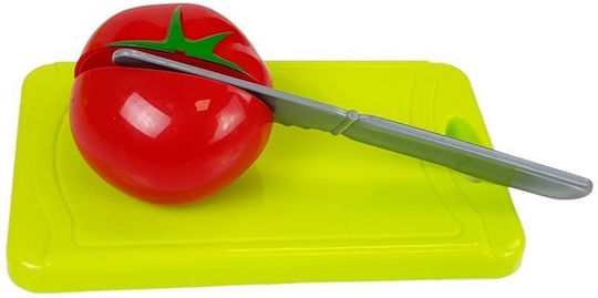 Lean Toys Obst- & Gemüsespielzeug Set Of Vegetables And Fruits With A Battery Blender And A Tray