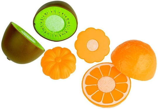 Lean Toys Obst- & Gemüsespielzeug Set Of Vegetables And Fruits With A Battery Blender And A Tray