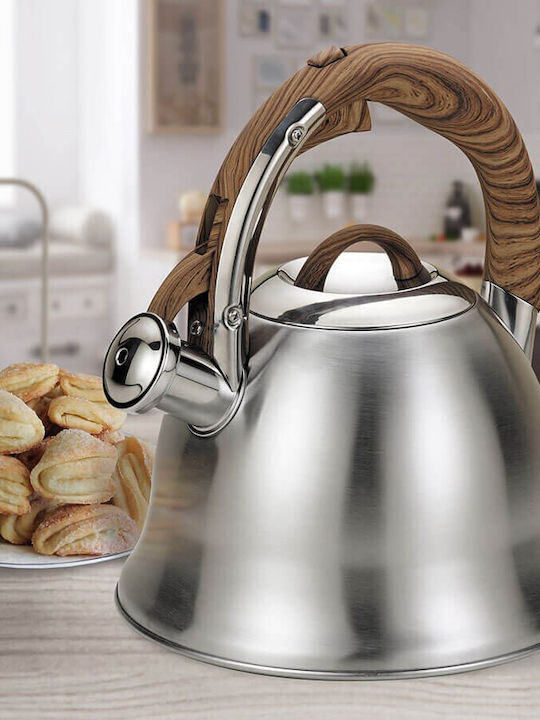 Maestro Βραστήρας Ανοξείδωτος Ασημί 3000ml