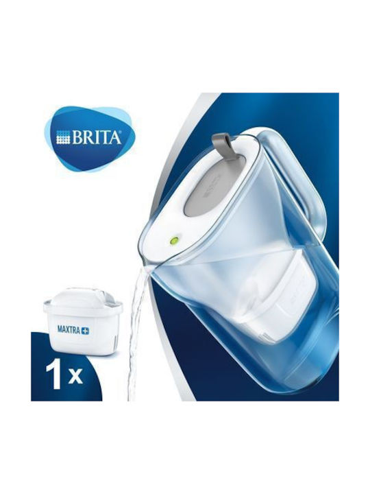 Brita Κανάτα Fill & Enjoy Style Grey Πλαστική Με Καπάκι 2000ml