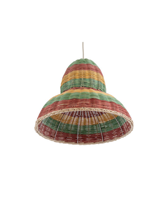 GloboStar Caballeros Висящо Осветително Тяло Bulb Бохо Мрежа с Цокъл E27 40x30см.