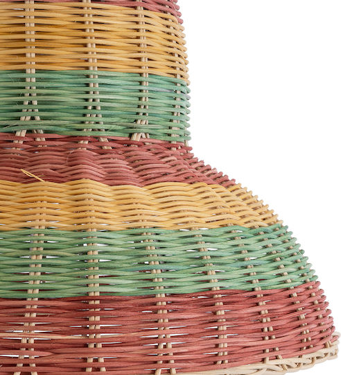 GloboStar Caballeros Κρεμαστό Φωτιστικό Bulb Boho Πλέγμα με Ντουί E27 40x30x30εκ.