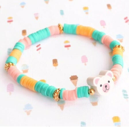 Clay Craft Beads Red 360pcs 4mm