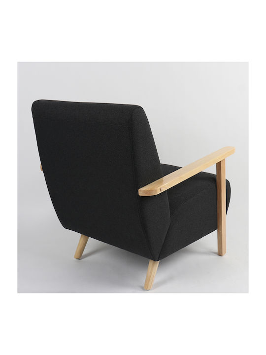 Grevillea Black/Natural 82x70.5x85cm