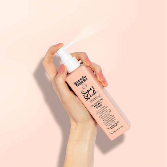 Umberto Giannini Smooth Super Sleek Blow Dry Spray Θερμοπροστασίας Μαλλιών κατά του Φριζαρίσματος 175ml