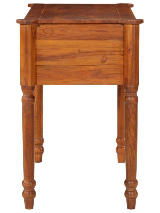 Schreibtisch aus Massivholz Beige 110x50x76cm