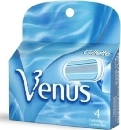 Venus Venus Smooth Резервни глави с 3 остриета и лубрикантна лента 4бр
