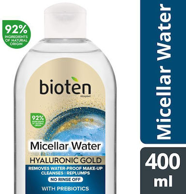 Bioten Hyaluronic Gold Makeup Remover Micellar Water 400ml