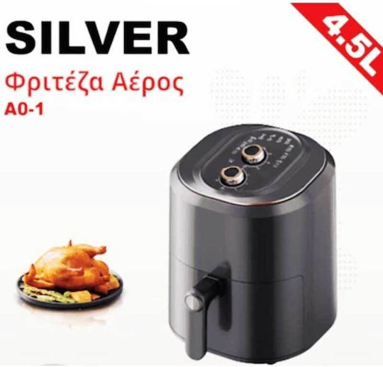 Silver A0-1 Air Fryer 4.5lt Γκρι