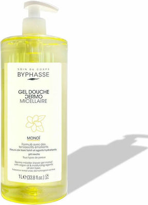 Byphasse Monoï Αφρόλουτρο σε Gel για Πρόσωπο & Σώμα Dermo Micellaire 1000ml