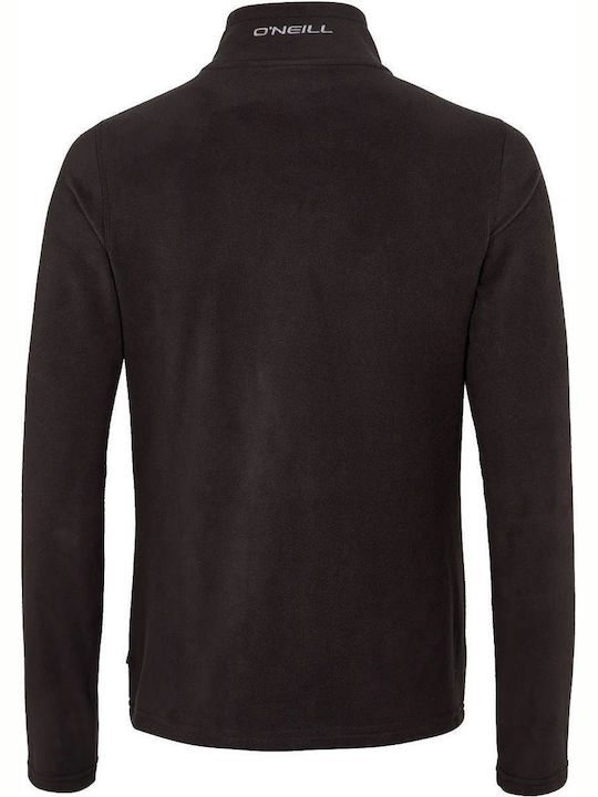 Jack's Bluza Damă Polar Mânecă Lungă cu Fermoar Neagră