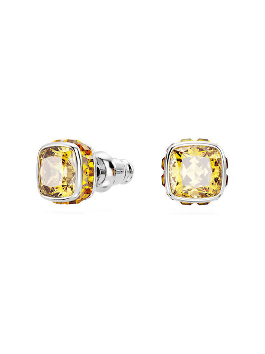 Swarovski Earrings made of Silver Gold Plated with Stones