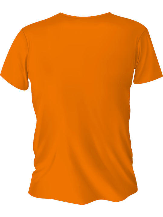 Short Sleeve Blouse Safety Orange