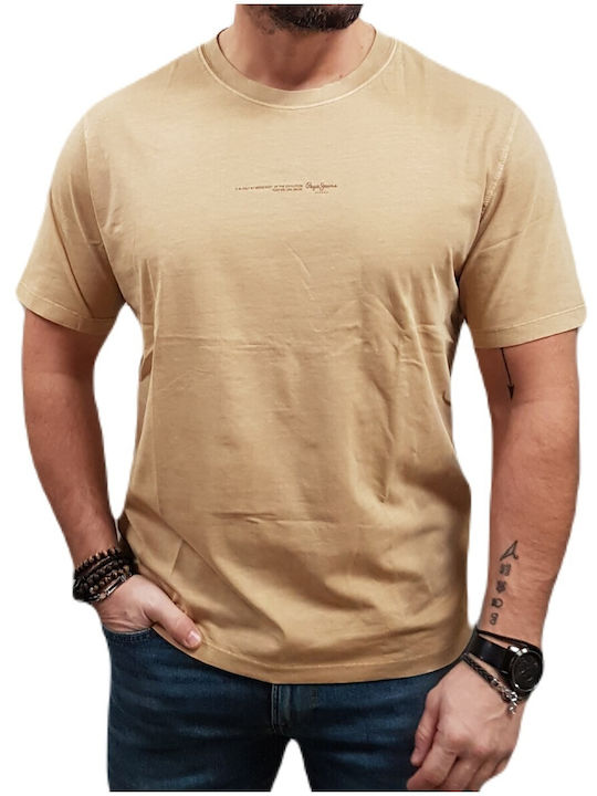 Pepe Jeans Herren Kurzarmshirt KHAKI BEIGE PM509231-858