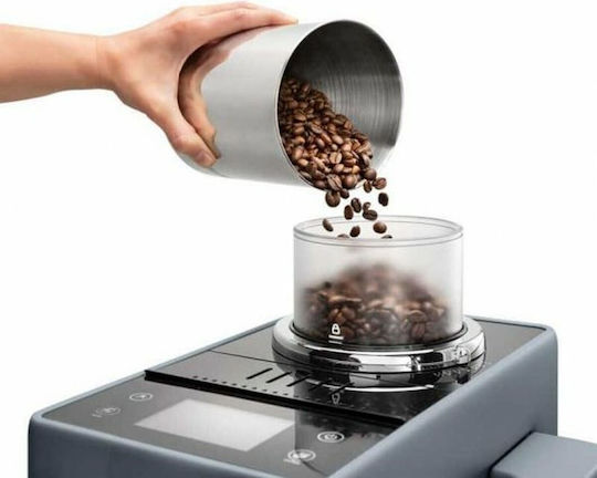 De'Longhi Rivelia Αυτόματη Μηχανή Espresso 1450W Πίεσης 19bar για Cappuccino με Μύλο Άλεσης Γκρι EXAM440.55.G