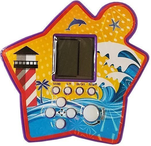Tetris Star Elektronische Handheld-Spielkonsole für Kinder (Verschiedene Designs/Sortiment von Designs) 1St