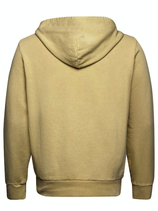 Ralph Lauren Men's Sweatshirt Jacket with Hood Ecru