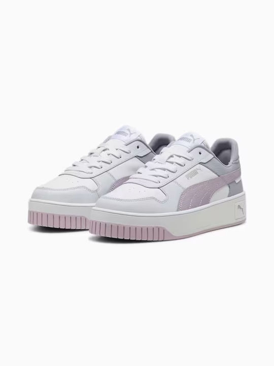 Carina Street Femei Flatforms Adidași Albe