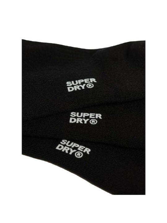 Superdry Trainer Γυναικείες Κάλτσες BLACK 3Pack