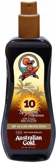 Australian Gold Spray Bronzer Spf10 + Intensifier Oil Σετ Αντηλιακής Προστασίας SPF10 2τμχ