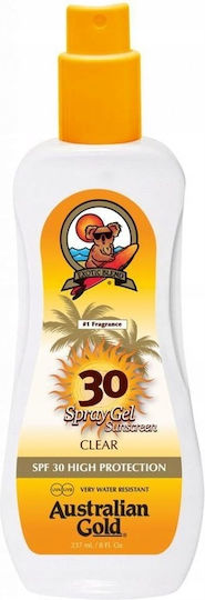 Australian Gold Spray De Protecție Solară 237ml + Balsam De Buze Cu Cocos 4.2g Set Cu Spray De Protecție Solară SPF30 2 Bucăți