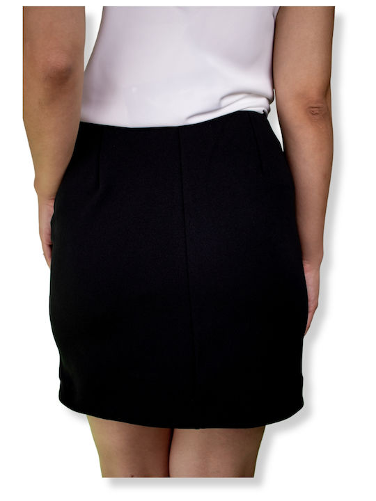 Voice Mini Skirt in Black color