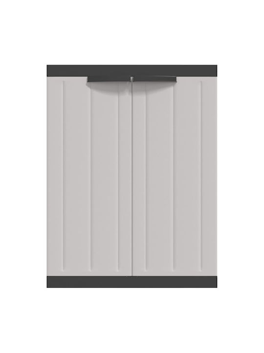 Double-leaf Polypropylene Outdoor Storage Cabinet 65x37x85 cm
