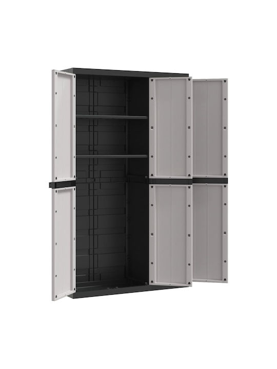 Τρίφυλλη Ντουλάπα από Πολυπροπυλένιο 97x37x165εκ.