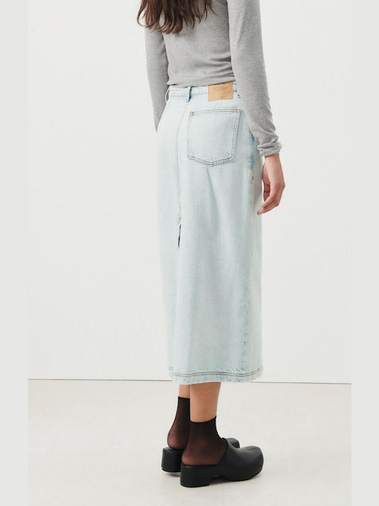 American Vintage Denim Skirt in Light Blue color