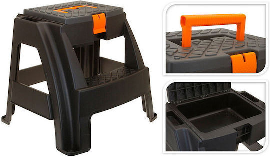 Stool For Kitchen Black 47.5x42x43cm