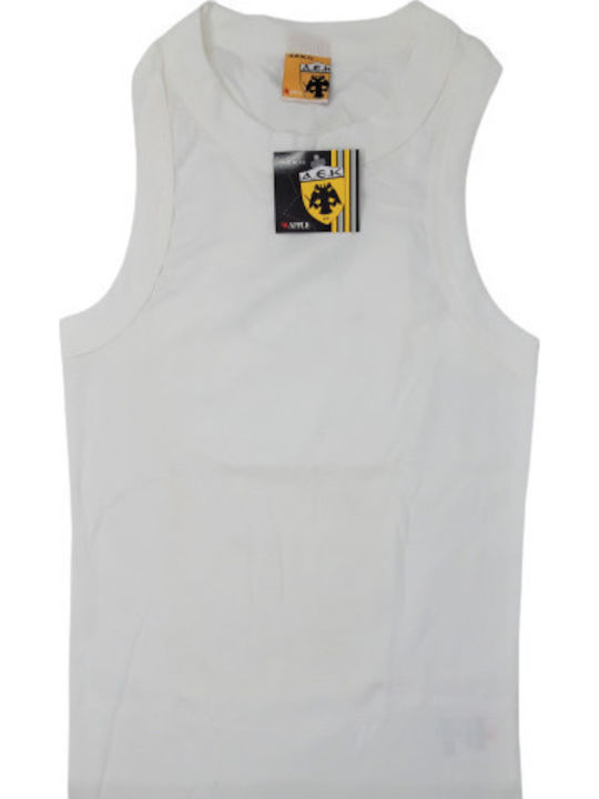 Men's Sleeveless Undershirt White