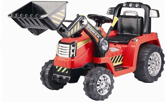 Excavator pentru copii cu pedale cu Pedale Rosu