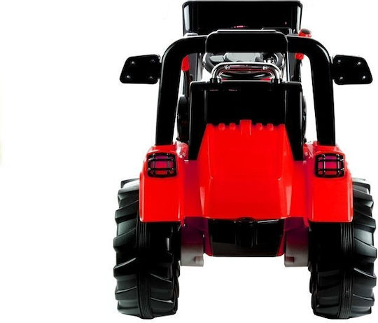 Excavator pentru copii cu pedale cu Pedale Rosu