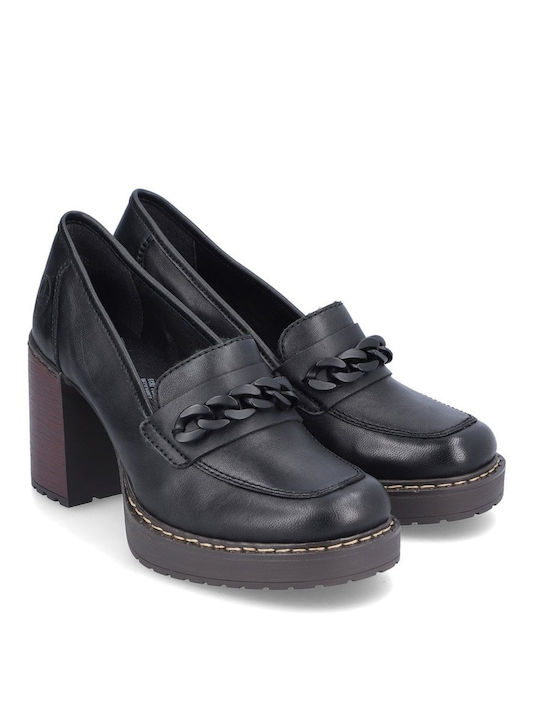 Rieker Pantofi cu toc Negre