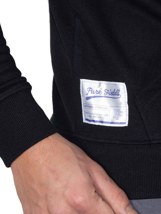 Sweatshirt with Hood Black