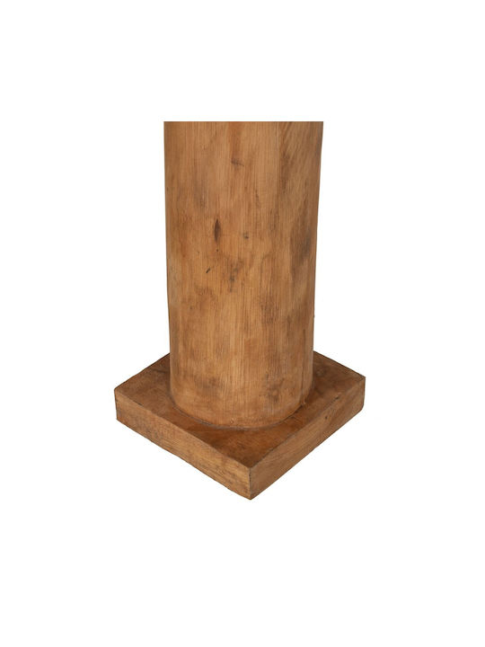 BigBuy Figură Decorativă din Lemn 14x14x113cm 1buc