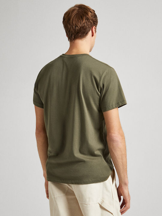 Pepe Jeans Printed Bluse Military Green