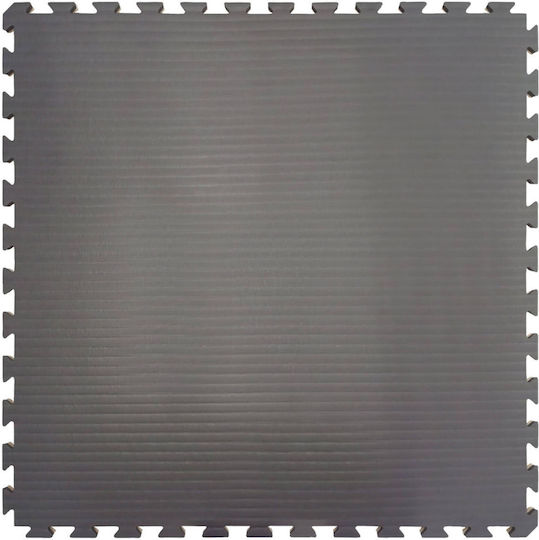 Eva Δάπεδο Παζλ Γυμναστηρίου Γκρι 100x100x2.5cm 1τμχ