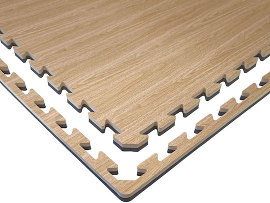 Eva Δάπεδο Παζλ Γυμναστηρίου Γκρι 100x100x2.5cm 1τμχ