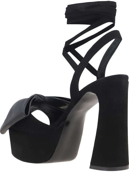 Suede Sandalen Schwarz
