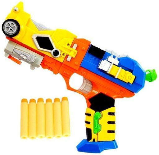 Lean Toys Robot 2in1 Foam Dart Gun + Mask Όπλα με Αφρώδη Βελάκια 26εκ.