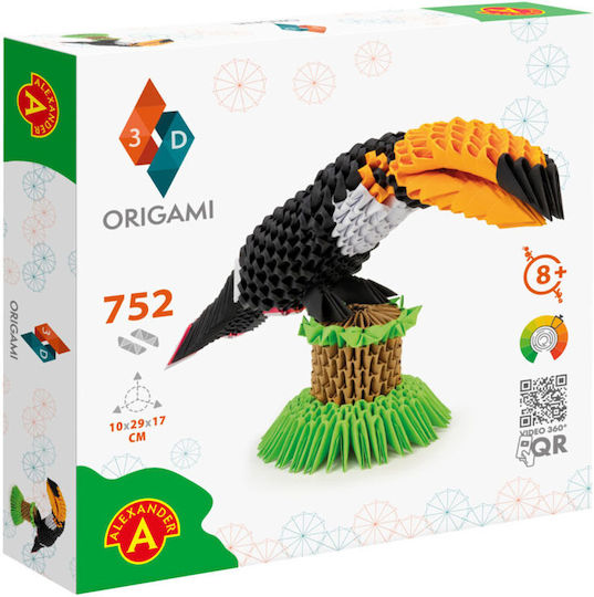 Alexander Toys Origami Toukan for Children 8+ years old Years 752pcs